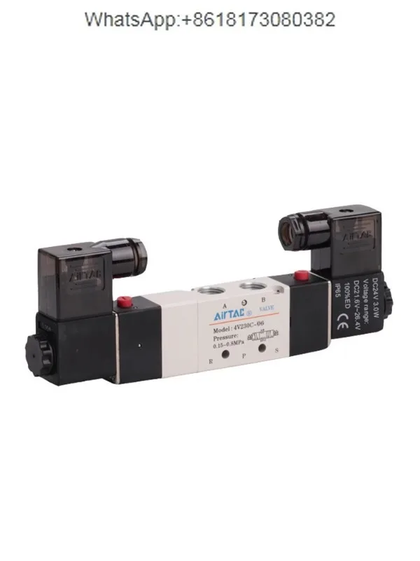 

Yadeke original genuine solenoid valve three-way 4V430C/E/P-15 control valve 24V220V pneumatic directional valve