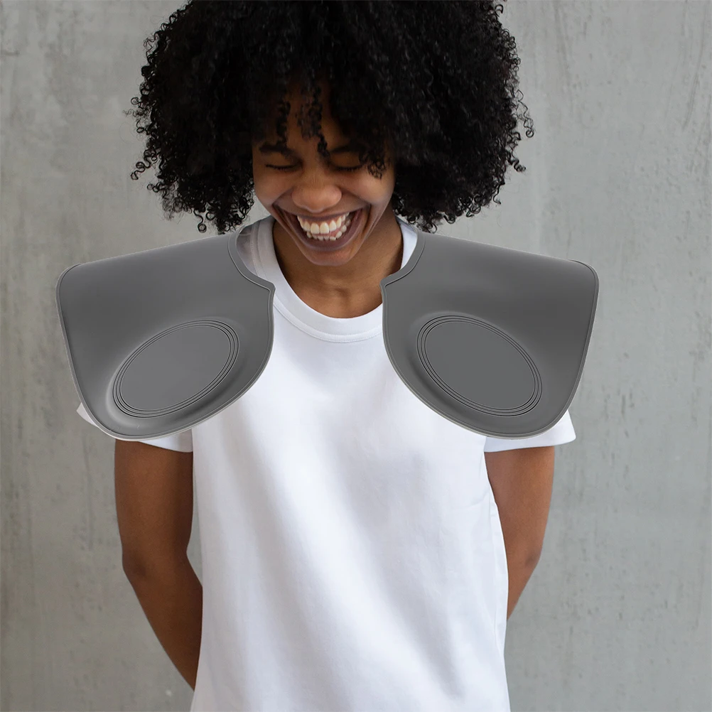 

Силиконовая накидка для парикмахерских волос, профессиональный силиконовый воротник для волос, шаль для салона, чехол для тела, длинная стрижка