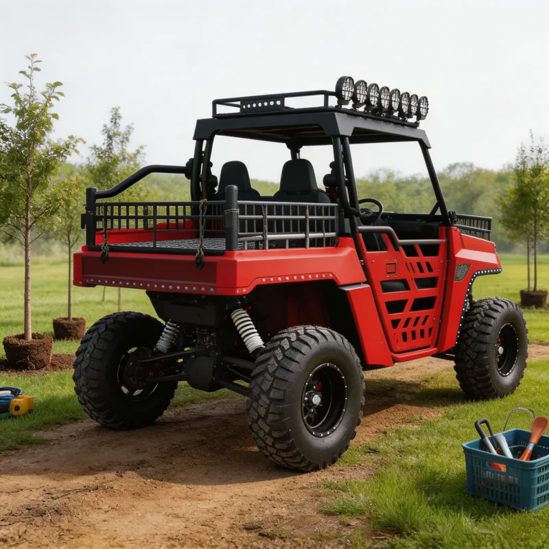 Reliable Electric Multi Passenger UTV 2 Seater Eco Resort Guest Shuttle Vehicle For International Sourcing Network