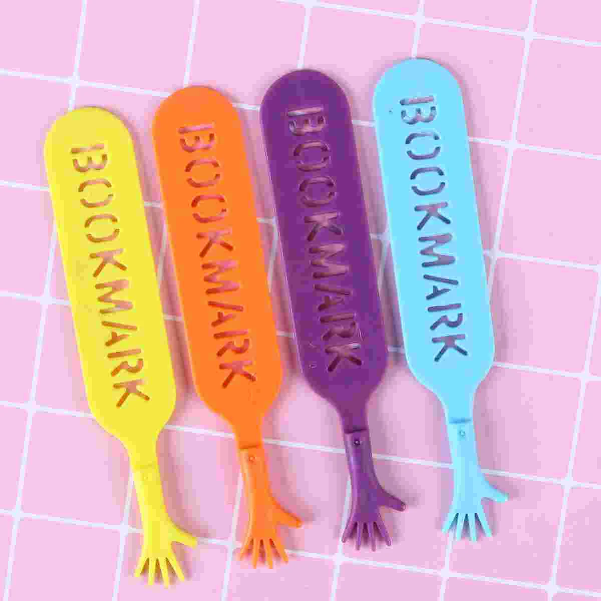 4Pcs Funny Help Me Bookmark Page Note Stationery Novelty Marker Study Supplies for Book Readers Students Office Workers