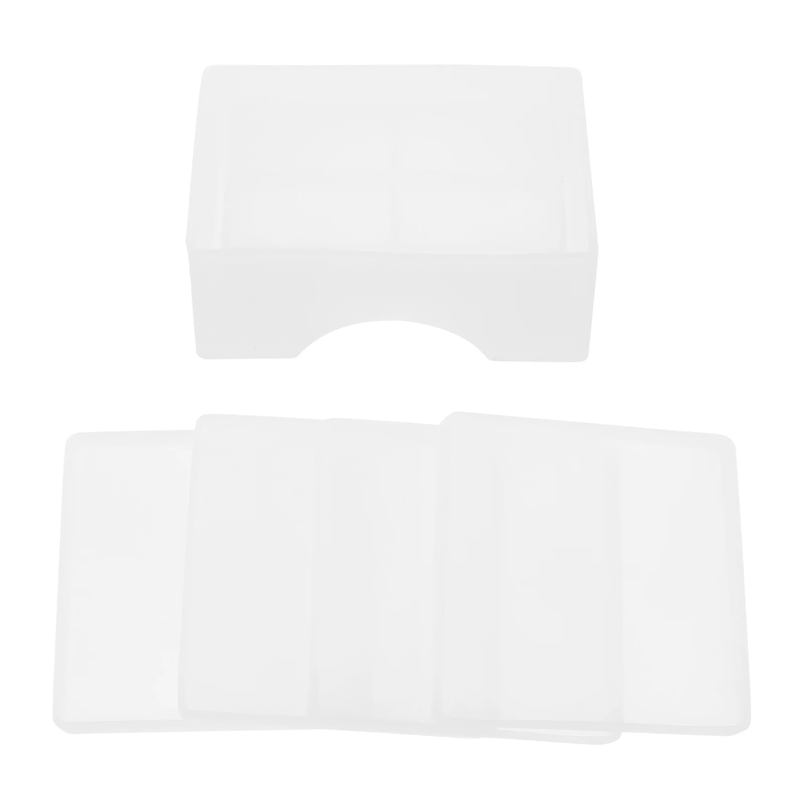 

1 Set Silicone Coaster Mold Cup Pad Diy Molds Reusable Durable Easy Clean Creative Handmade Crafts Storage Container Making