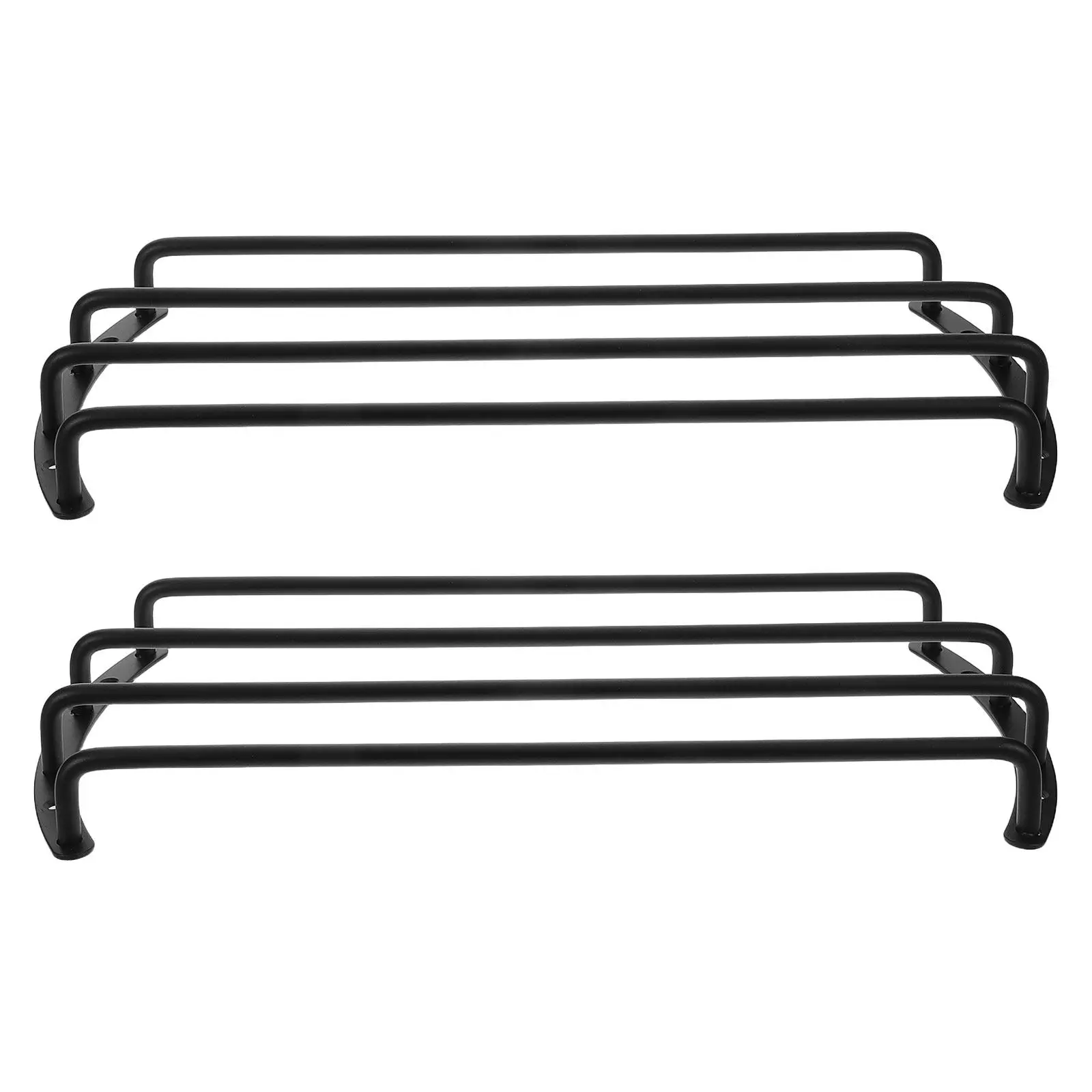 2Pcs Car Audio Speaker Protection Bars Metal Anti Deform Grill Curved Frame Four Bar Stereo Guard Cover for Suv Truck Audio