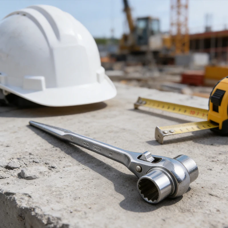 

Многофункциональный двусторонний трещоточный ключ из серебра, универсальный инструмент с заостренным концом для ремонта, подходит для обслуживания зданий