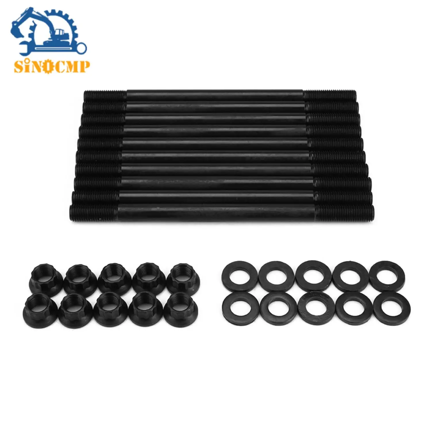 

Cylinder Head Stud Kit 207-4203 FOR Mitsubishi Lancer Evolution EVO8 EVO9 Eclipse 1994-up 4G63 7-bolt 11mm Car Accessories