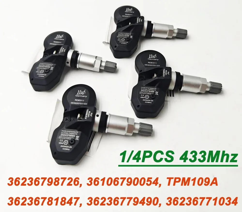 36236798726 Tpm109a 36236771034 433mhz Tpms Tire Pressure Sensor For Bmw 3 5 6 7 Series E90 X5 Rolls-royce Alpina Mini R52 R55