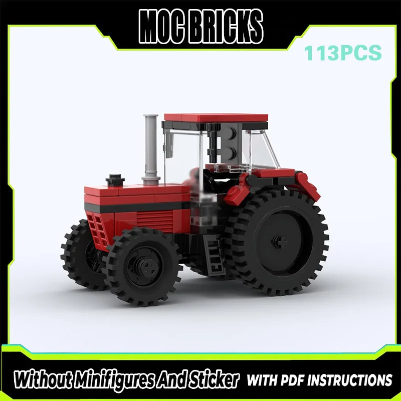 

Конструктор City Car Model MOC: Сельскохозяйственный Трактор 1455 XL, Модульная Технология, Подарки, Набор для Сборки, Детские Игрушки