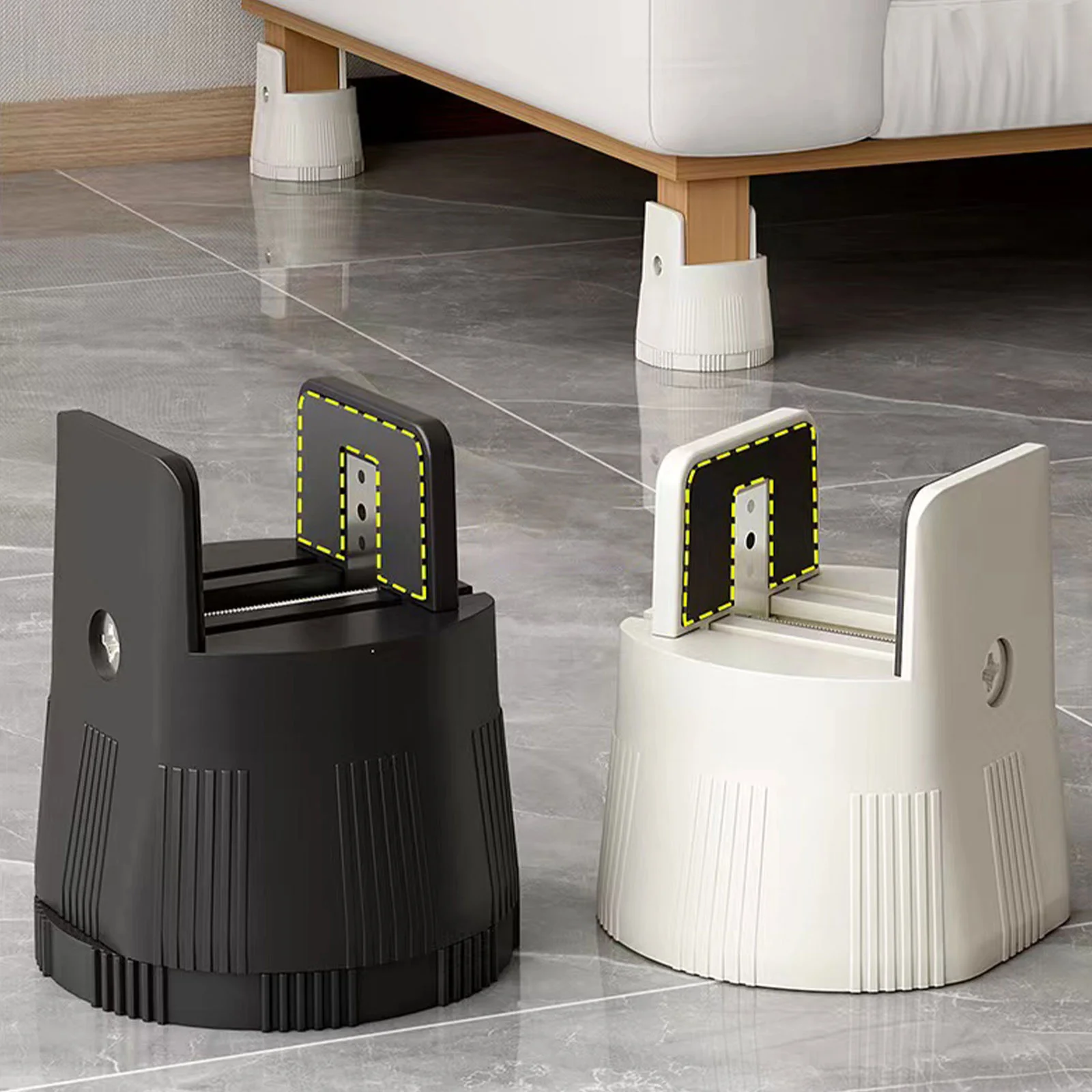 Almohadillas antideslizantes ajustables para muebles, cama de madera contrachapada, silla, sofá, Base fija de café, elevadores de escritorio para patas