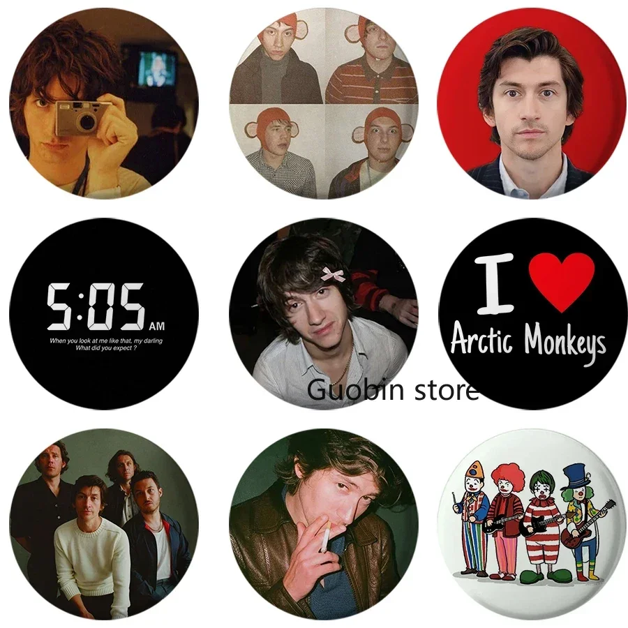 ARCTIC MONKEYS Icon Pins Badge for Clothes Anime Enamel Pin Cute Things Cartoon Cosplay Badges on Backpack Brooch Art Gifts