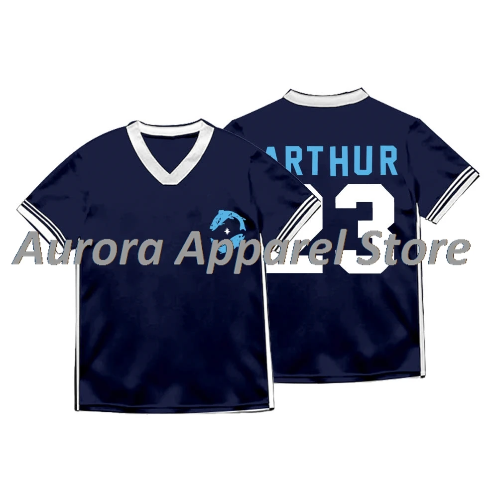 جيمس آرثر 23 جيرسي الحوت جولة حول العالم ميرش الخامس الرقبة تي شيرت النساء الرجال أزياء قصيرة الأكمام المحملة #1