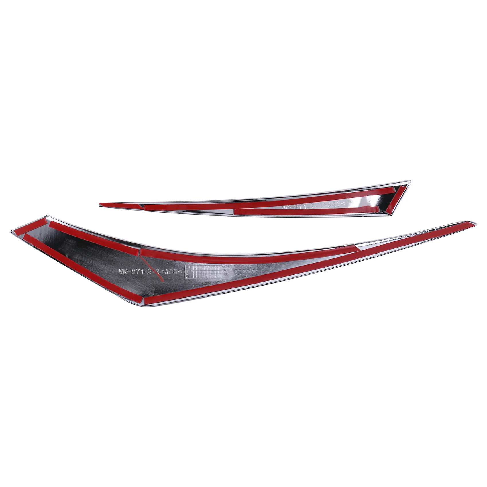 for Mazda CX-8 CX8 2018 2019 Rear Tail Light Eyebrow Cover Trim Rear Brake Lamp Strips Trim Exterior