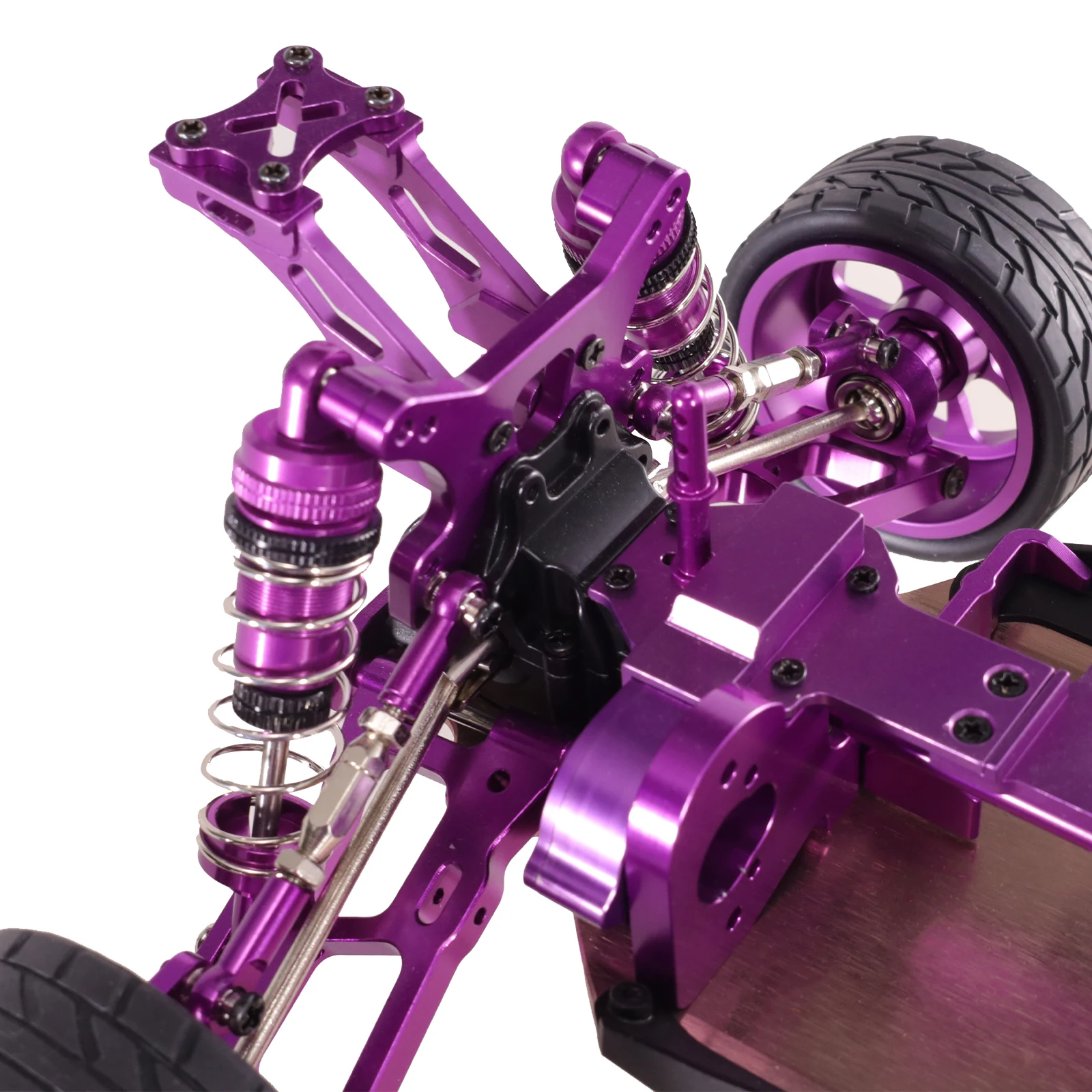 Wltoys 144001/144010/144016 124016-124019 RC Araç Metallo Gövde e Kabuk Yükseltme Seti - Dayanıklı Montaj