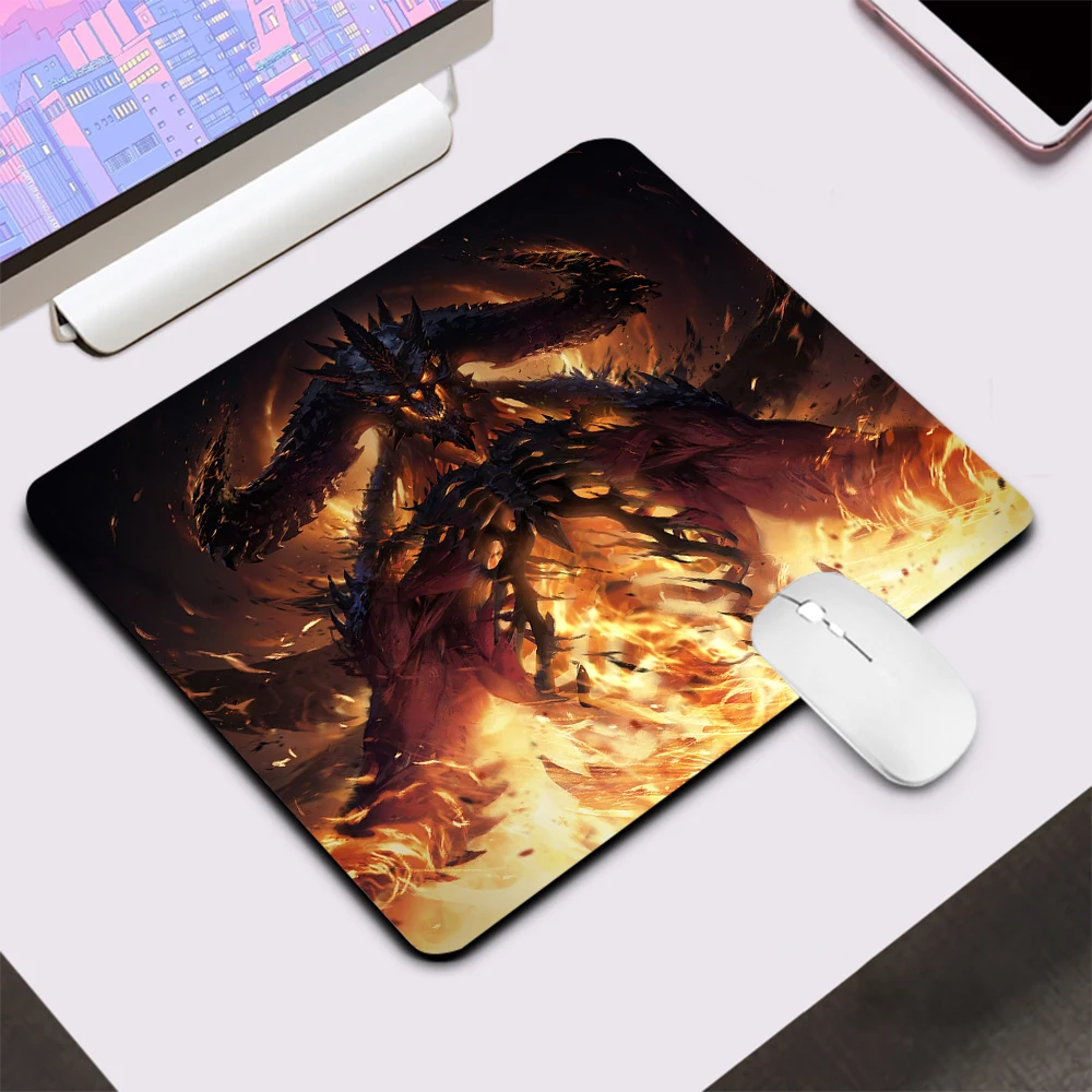 Diablo Small Gaming Mouse Pad Computer Office Mousepad Keyboard Pad Desk Mat PC Gamer Mouse Mat Silicone Carpet Laptop Mausepad