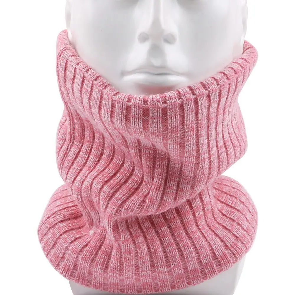 Bufanda de punto cálida a la moda, bufanda de punto gruesa a prueba de frío para invierno, pañuelo de invierno