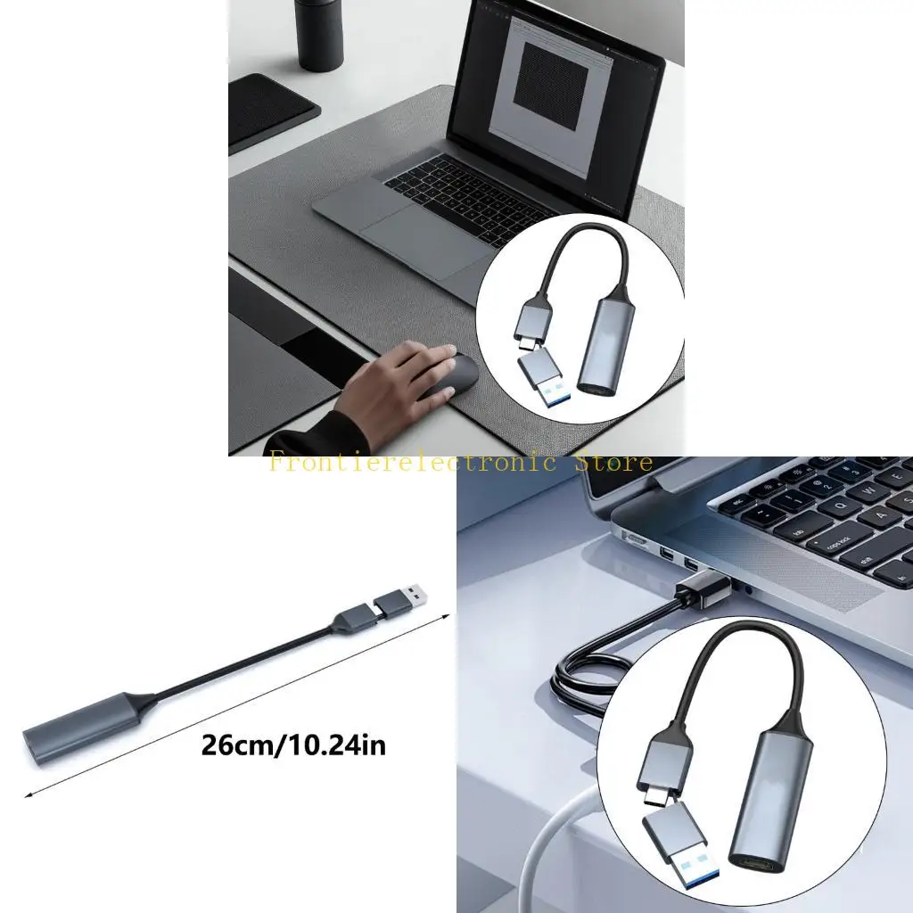 

G8DB USB C to 4K Video Card Easy Setups Not Need Driver Perfect for Game