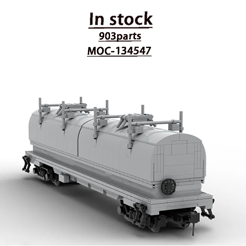 

MOC-134547 Urban Traffic Train Station Train Building Block Model 903 Parts MOC Creative Boys Children's Birthday Toy Gift