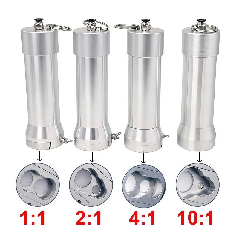 50ml Pneumatic Two-Component AB Glue Gun ,Epoxy Sealant Dispensing Gun 1:1 2:1 4:1 10:1 Ratio,Glue Applicator Dispenser