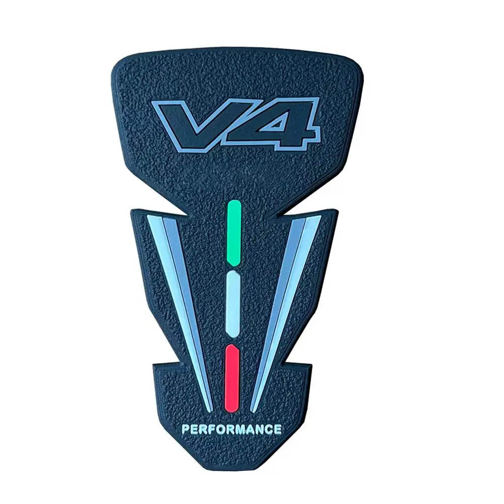 جديد تعديل خزان الوقود ملصق مكافحة زلة ملصق ثلاثية الأبعاد المطاط وسادة واقية ل Ducati Panigale V4 V4S ستريت فايتر V4/S 2025