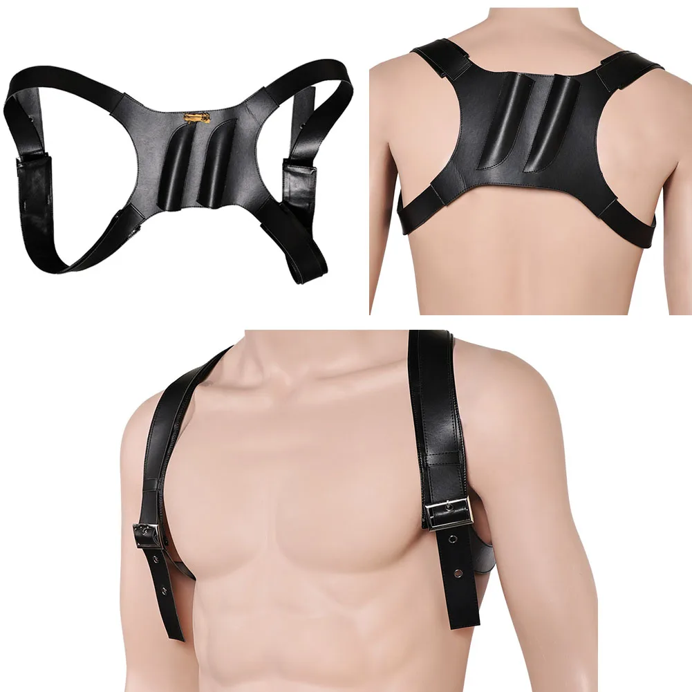 فستان بتصميم حالم باكي بارن التكتيكية تسخير حزام الخصر قناع فيلم البراغي من الرعد زي الملحقات رجل هالوين الدعائم الطرف