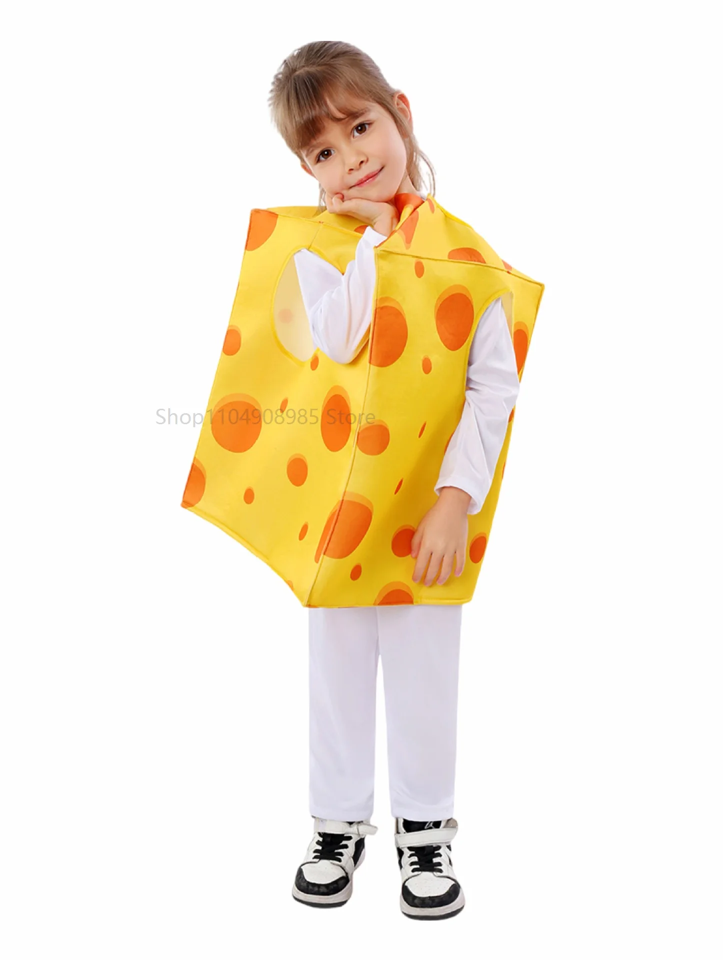 

EF1 Cosplay Cheese and Hot Dogs Costume for Children 2025 New Arrival Halloween Food Theme Kid Costume