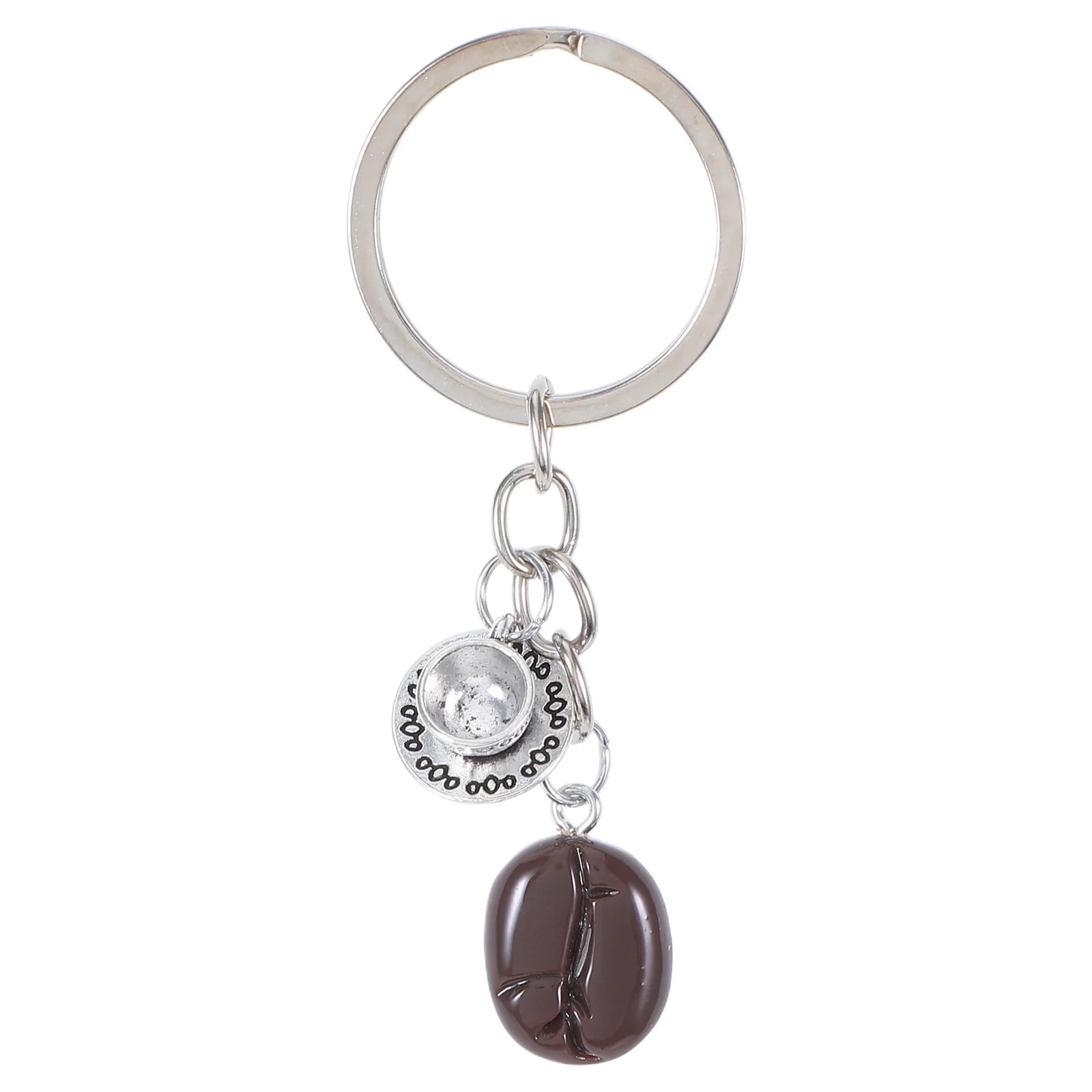

Coffee Lover Keychain Bag Hanging Keychain Diy Pendants Coffee Bean Design Pendant Keychain Accessories Keychain Pendant Coffee