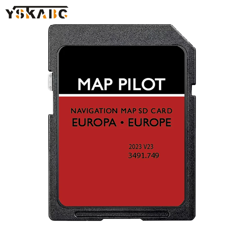 Europa Map Update Navigations for Mercedes Becker A B C E-class CLA CLS GLA GLK 2023 SD Card 3491.749 NTG4.5 system 8GB