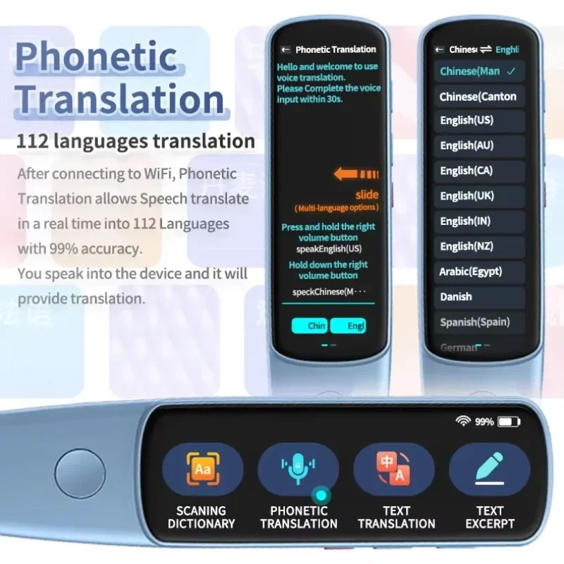 Hot Electronics Smart Translator Pen Educational Toy for Learning Machine Languages Koran English Book Scanner Dictionary Book