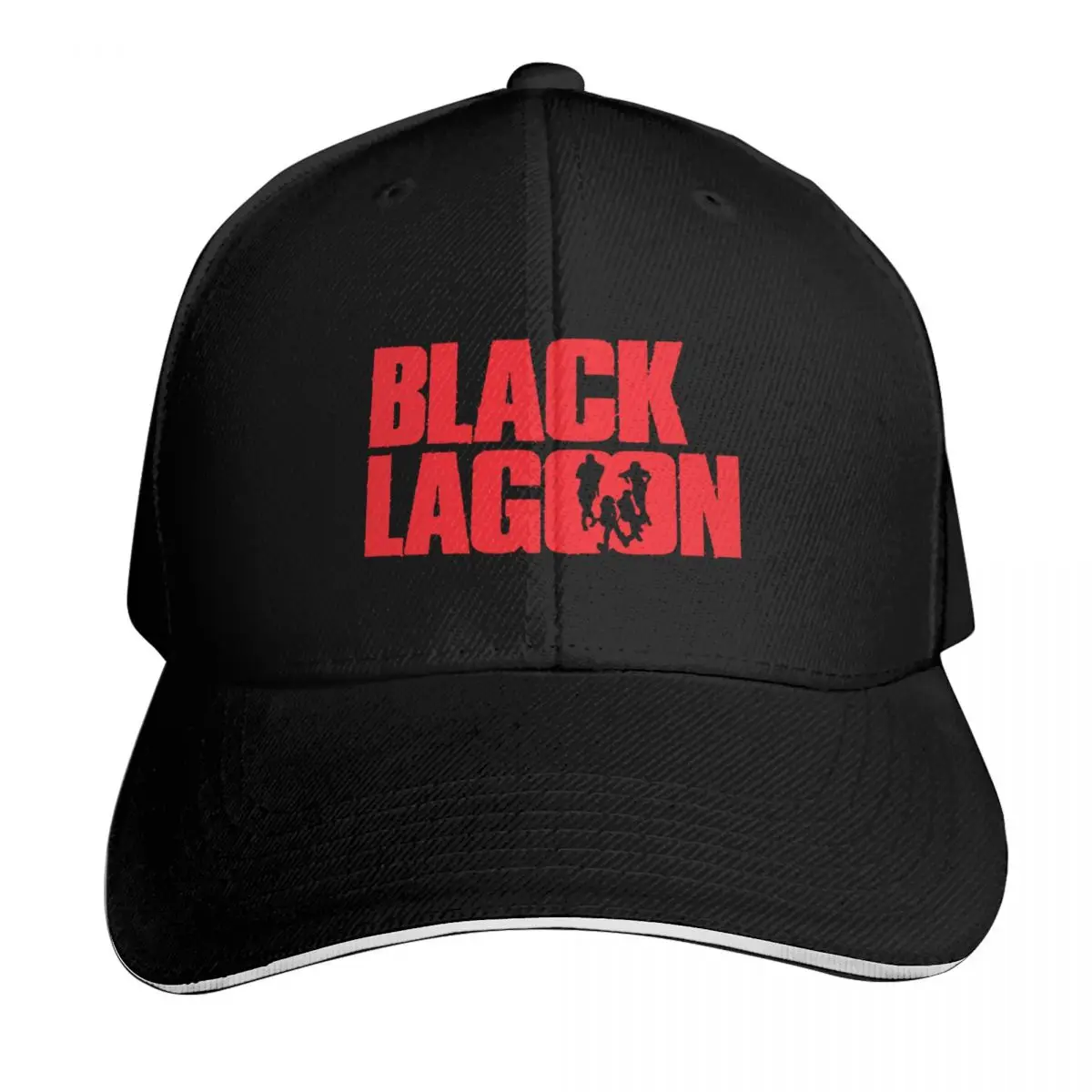

Black Lagoon Anime Logo Baseball Cap Bobble Hat Dropshipping Uv Protection Solar Hat Women's Hats 2025 Men's
