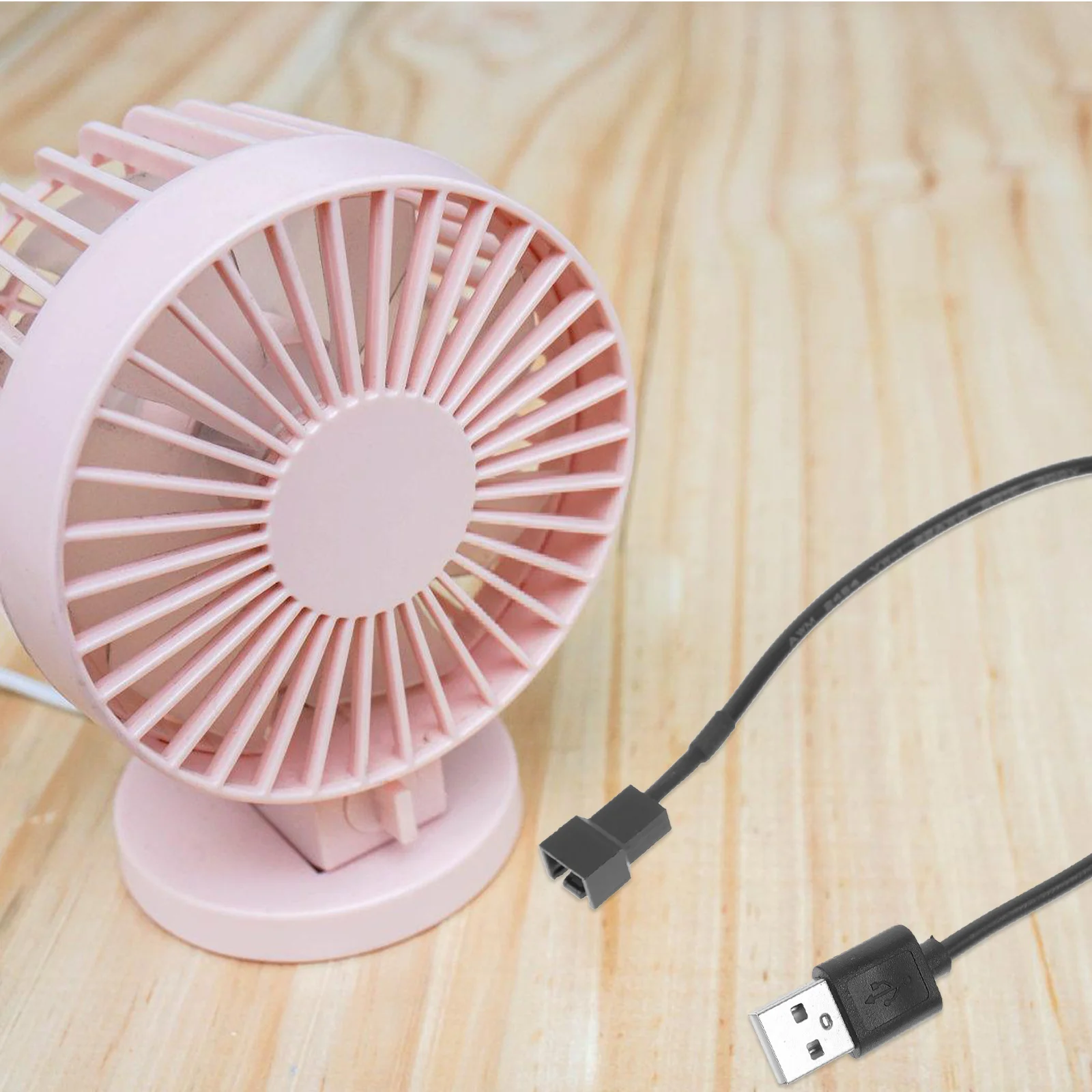 

5Pcs USB to 3pin Fan Power Cable Flexible 3 Pin Connector Pc Fan Adapter Cable for Computer Case Fans and Laptop Desktop Fans