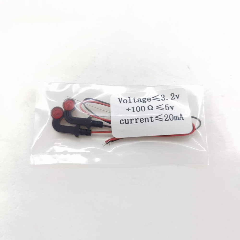 2 STUKS 1/14 RC Speelgoed Vrachtwagen Metalen Positie Lamp Zijlicht Markeringslichten Voor Tamiya 1/14 RC Tractor Truck Serie Onderdelen GRADEN MODEL