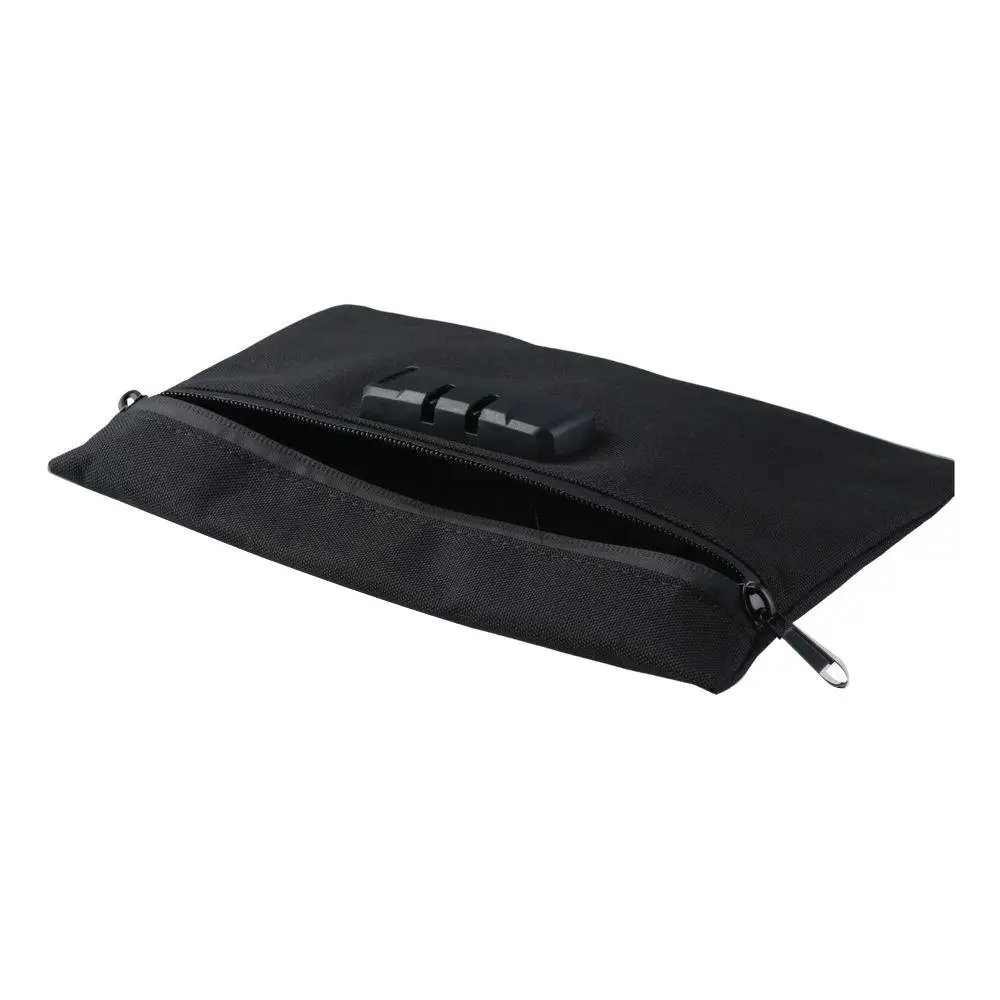 Money Bag With Lock Document Bag Travel Portable Storage Pouch Security Bag for Cash Locking Accessories Pouch