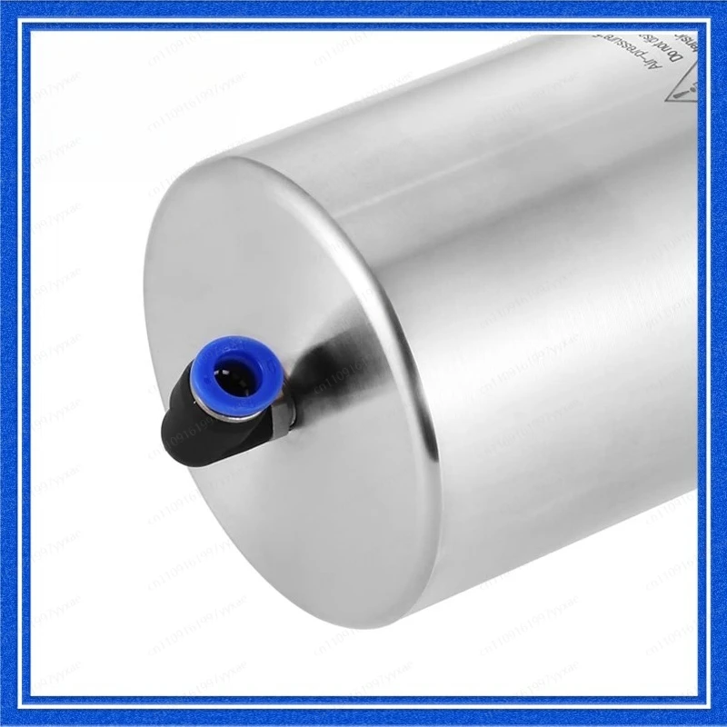 304 Sanitary Grade Pneumatic Butterfly Valve, Stainless Steel Clamp Type with Vertical Single-Acting Manual Override