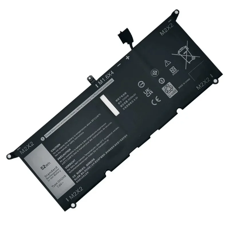 جديد DXGH8 0H754V HK6N5 H754V P82G DXGH8 ل D-ELL X-PS 13 9380 9370 FHD بطارية الكمبيوتر المحمول بطارية ليثيوم بوليمر