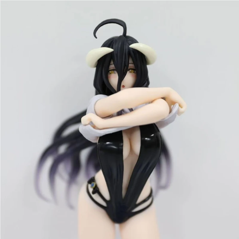 

Beautiful girl doll Sexy and alluring Undying Albedo swimsuit Anime around animation figure gift toy ornament chassis model