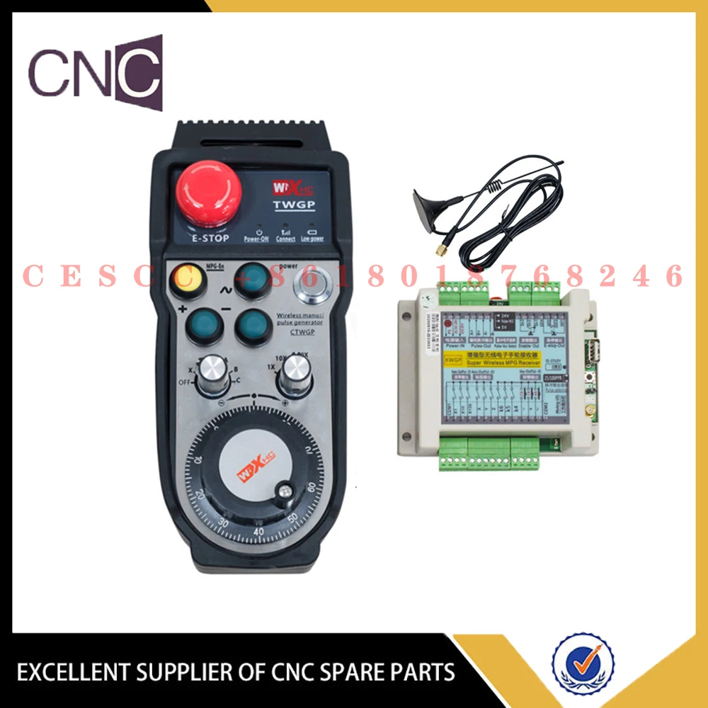 Gantry cnc wireless electronic handwheel emergency stop hand pulse machine tool industrial remote control CNC system handwheel