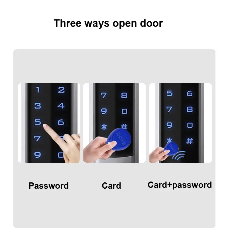 Narrow Metal Standalone Access Control Machine Touch Keypad ID/IC Card 2000 User Waterproof IP67