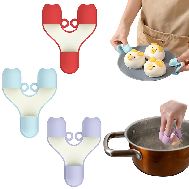 

Mini Silicone Finger Oven Finger Food Tongs Kitchen Dishes Silicone Oven Heat Insulated Finger Glove Microwave Oven