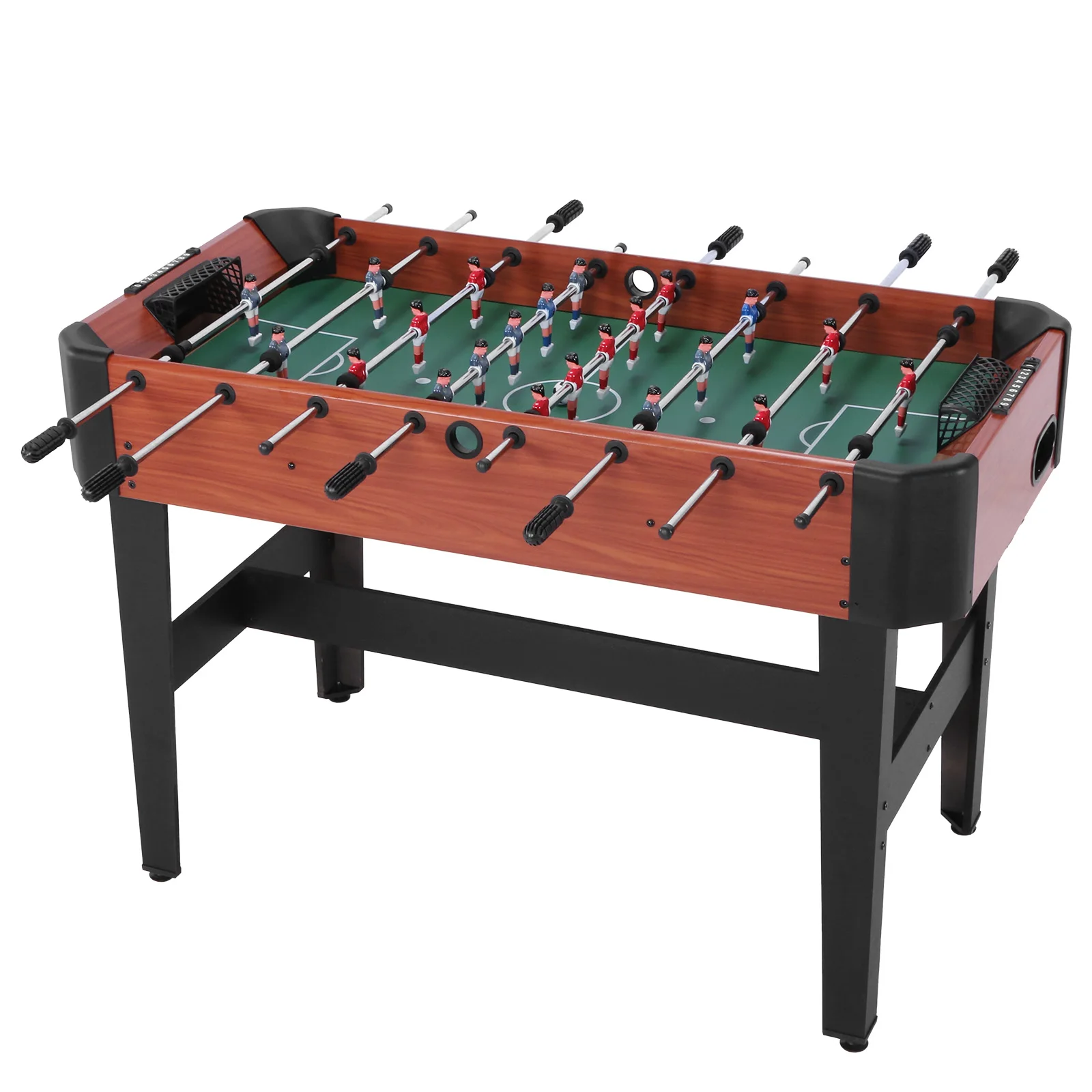 

47 Inch Arcade Soccer Set with Score Keeper Indoor Foos Ball Table with Counterbalanced & Uniformed Men for Home Family Adults