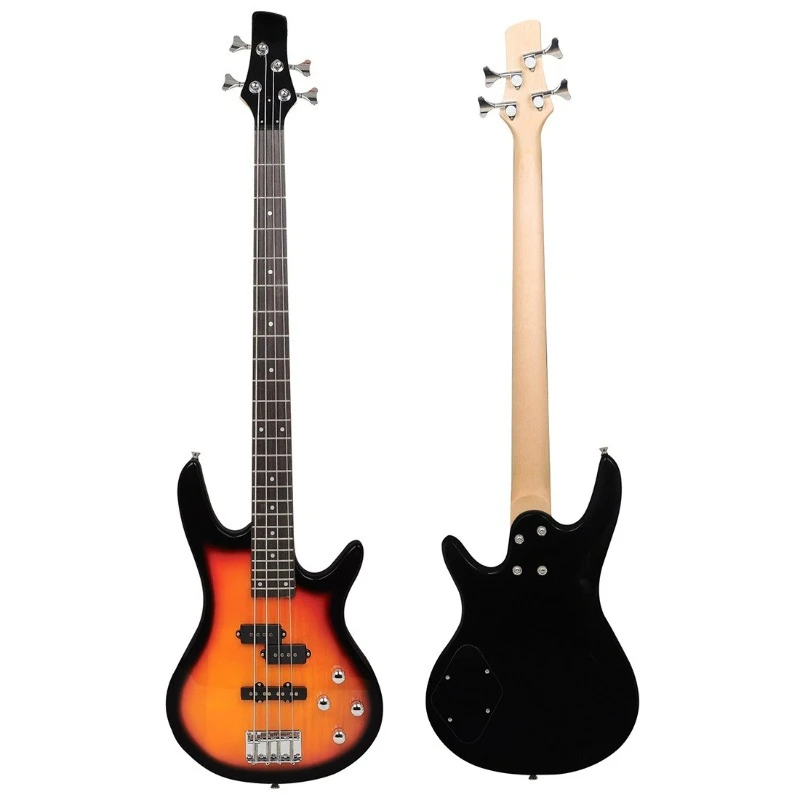 Electric Bass Four String Wooden Electronic Basses Closed Knob Beginners Entry-level Bass Adults Rock Band Performance Basses