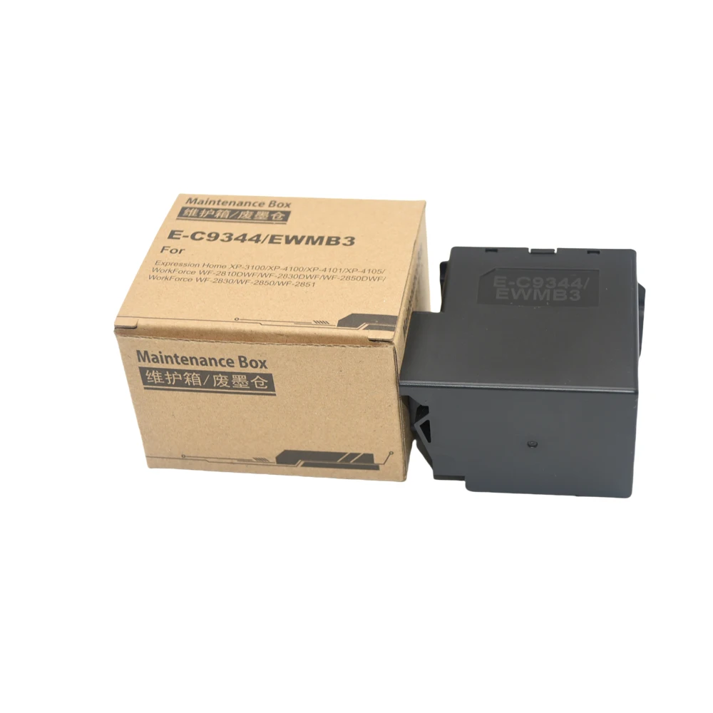 

10 шт. C9344 Коробка для обслуживания чернил для EPSON Expression Home XP 2100 2105 3100 3105 4100 4101 4105 WorkForce WF 2810 2830 2835 2850