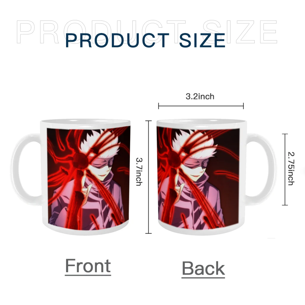 Jujutsu Kaisen Ceramics Coffee Mugs Tea Cup Milk Cups Gifts Drinkware Coffeeware