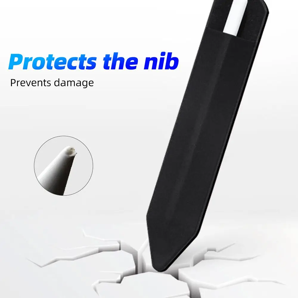 1pc For Ipad Android Tablet Leather Protective Case Adhesive Protect Sleeve Pencil Cases Stylus Pen Case Touch Screen Pen Bag