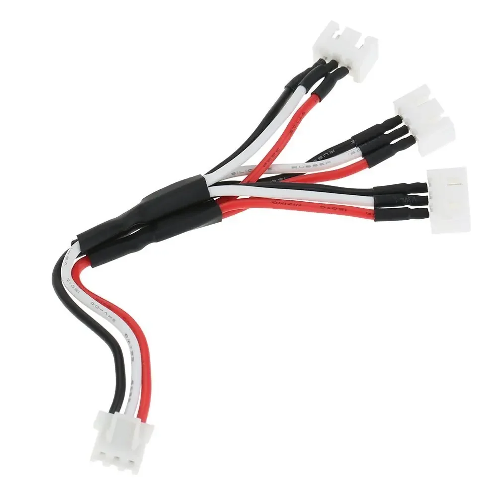 2pcs* 1 to 3 Battery Charger Connecting 7.4V 2S Cable for JJRC H16 X6 WLtoys V262 V666 A959 A979 V912 V913 K120 SYMA X8C X8W X8G