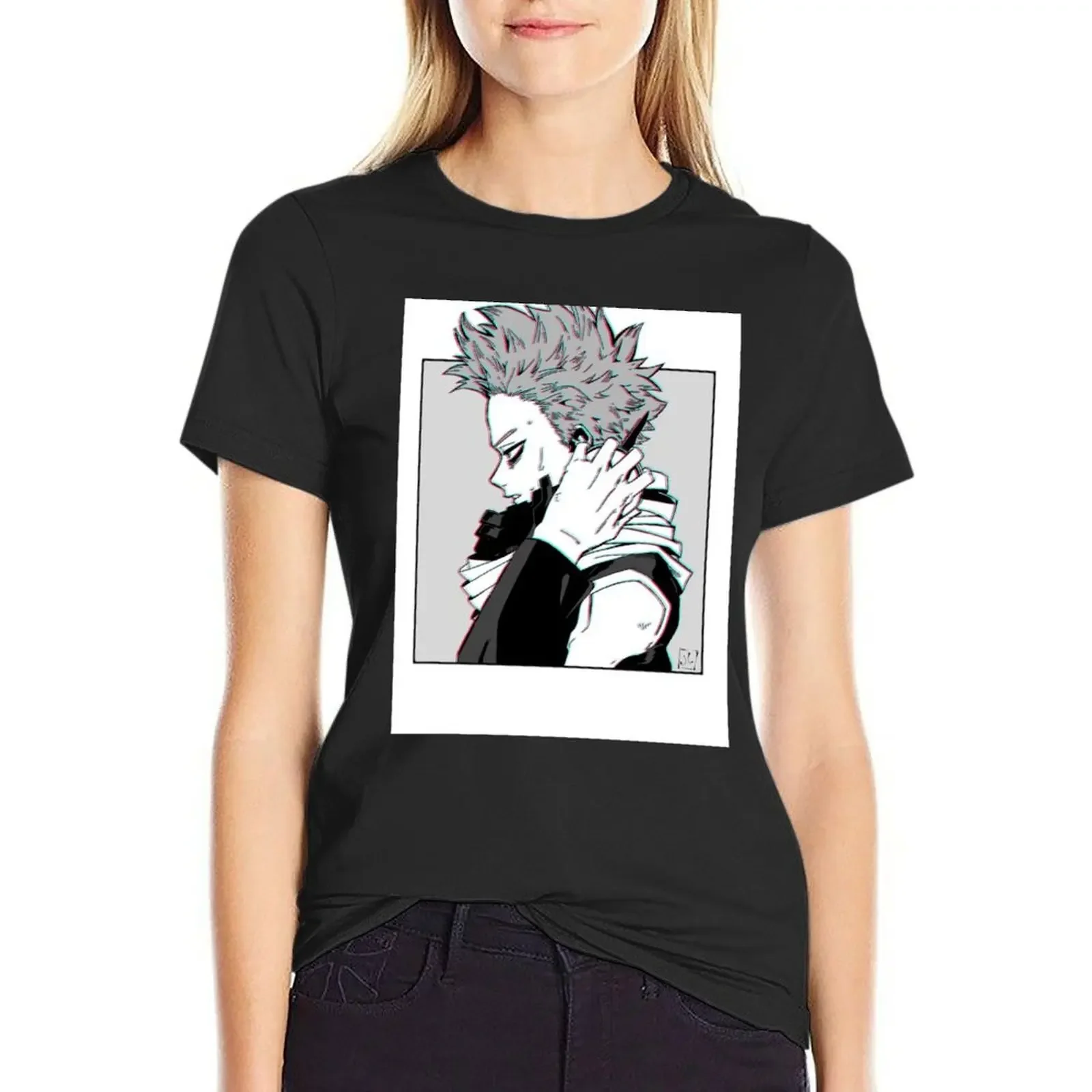 

Shinso Hitoshi Print T-Shirt blacks funny plus sizes lady clothes t-shirt dress for Women graphic