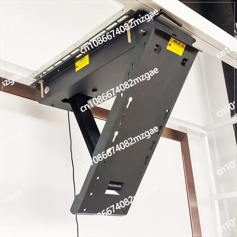 32-85inch Take 80KG TV Wall Mount Electric Ceiling TV Lift Concealed Electric Pull Down Flip up TV Lift Stand