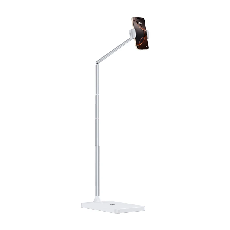 Adjustable Waterproof Magnetic Flexible Floor Tripod Stand For Phone Tablet Live Streaming Online Meetings Bedside