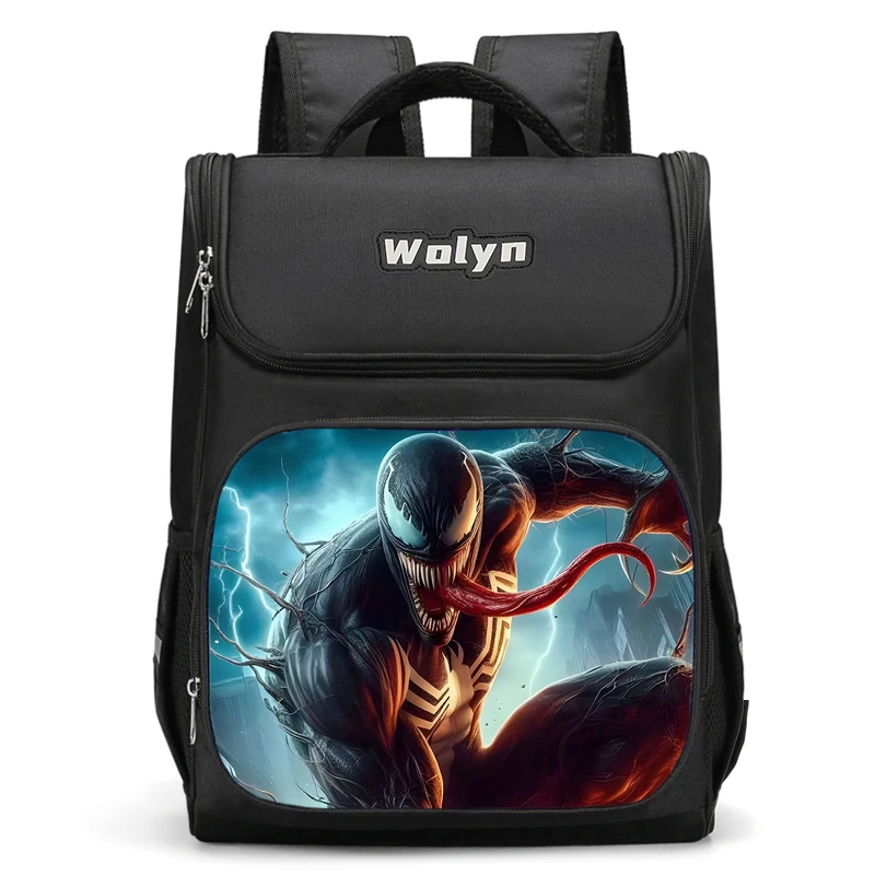 Large Superhero Venoms Child Backpack Boy Girls School Bag For Men Women Traveling Backpack Durable and Multi Compartmen