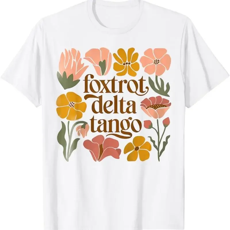 Foxtrots Deltas Tangos Boho Floral T Shirt