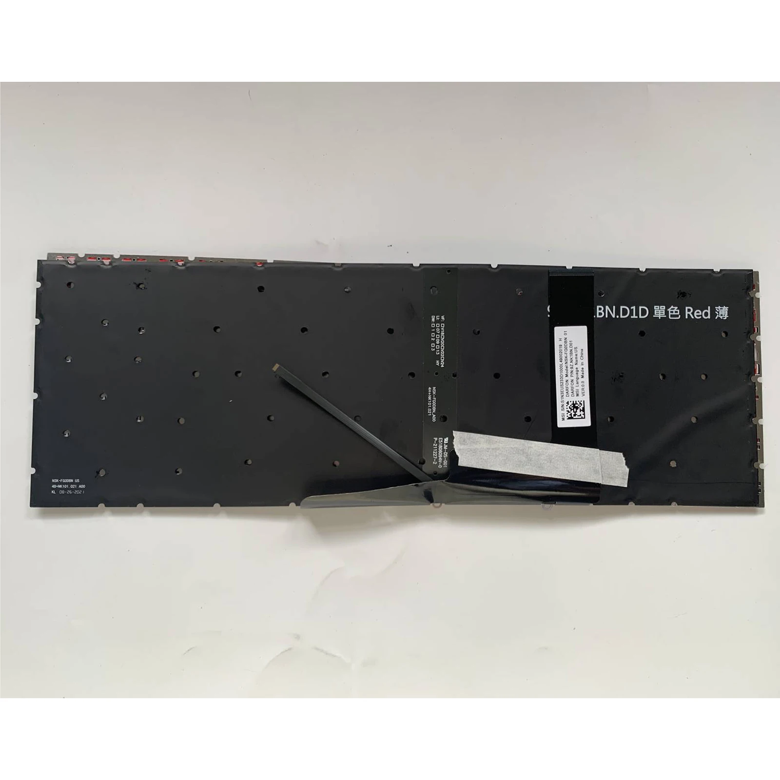 

for MSI Katana MS-1582 MS-1583 GF66 GL66 MS-1581 Laptop keyboard US Layout