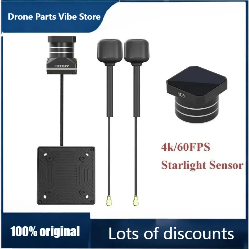 

FyOriginal Walksnail Moonlight Kit Starlight Sensor Camera ND8 Filters 4k60FPS SD Card Built-in EIS Gyroflow FOV 160° For Drone