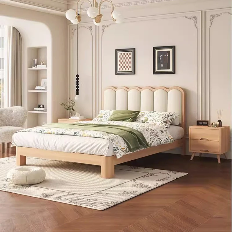 Personalizable Letto king size moderno per bambini Divano doppio Testiere Letto Europeo japonés salvaspazio Muebles